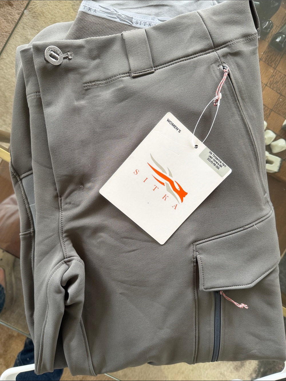 SITKA Women's Straight Leg Pants in Gray